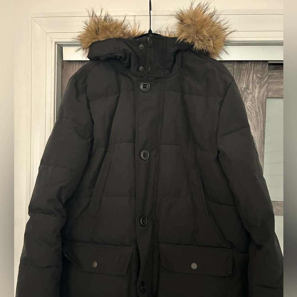 tommy hilfiger puffer jacket long men's